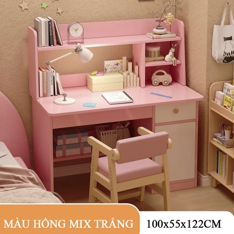 Bàn Học Cho Bé Bàn Học Sinh Có Ngăn Chưa Đồ Đa Năng BLV-155 ZataFu