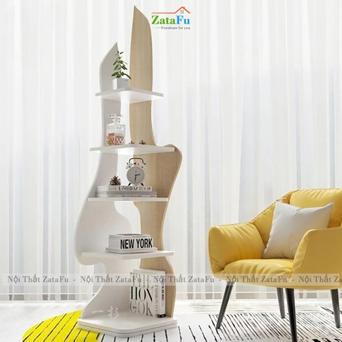 Kệ Trang Trí Hiện Đại Để Cạnh Bàn Sofa Thiết Kế Độc Đáo  KTT-144 ZataFu
