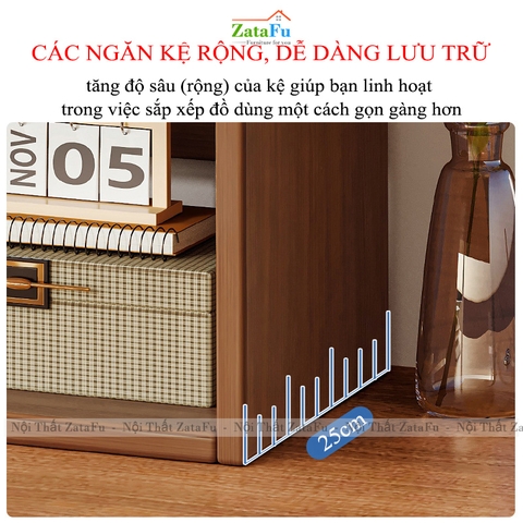 Kệ Để Bàn Kệ Gỗ Thiết Kế Đơn Giản Gon Gàng Làm Từ Gỗ MDF KTT-146 ZataFu