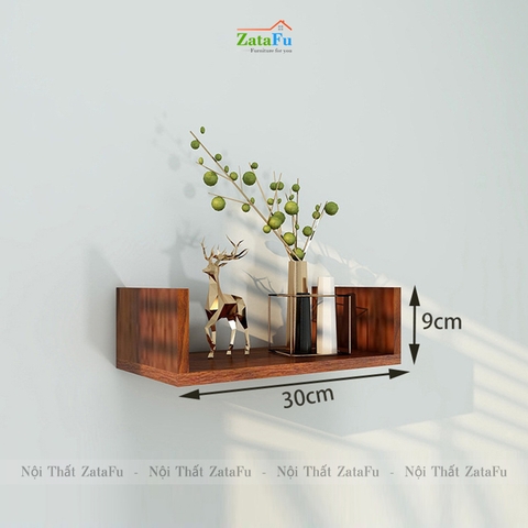 Kệ trang trí treo tường chữ U đa năng nhiều kích thước KTT-93