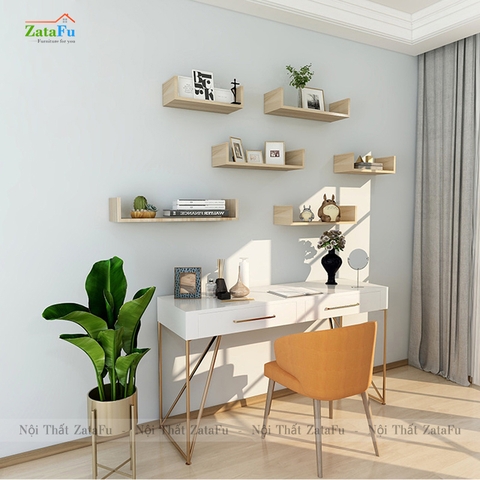 Kệ trang trí treo tường chữ U đa năng nhiều kích thước KTT-93
