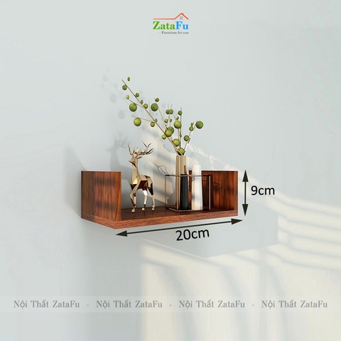 Kệ trang trí treo tường chữ U đa năng nhiều kích thước KTT-93