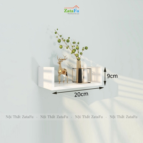 Kệ trang trí treo tường chữ U đa năng nhiều kích thước KTT-93