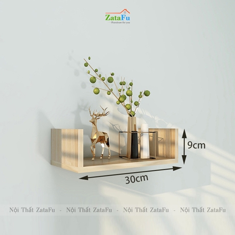 Kệ trang trí treo tường chữ U đa năng nhiều kích thước KTT-93