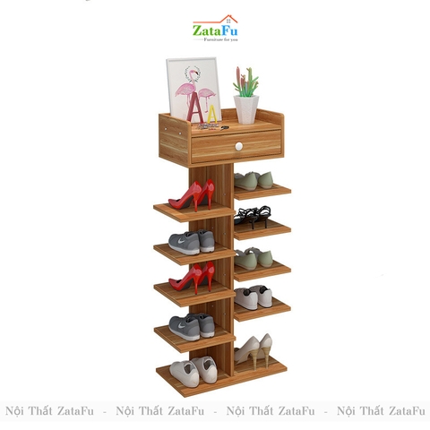 Kệ giày gỗ đựng giày hình cây