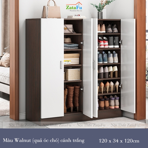 Tủ giày trang trí thiết kế tối giản TGIAY-12