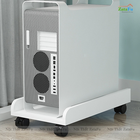 Kệ kê thùng máy tính để bàn CPU có bánh xe di chuyển gắn khóa bánh và ngăn kệ KTT-126