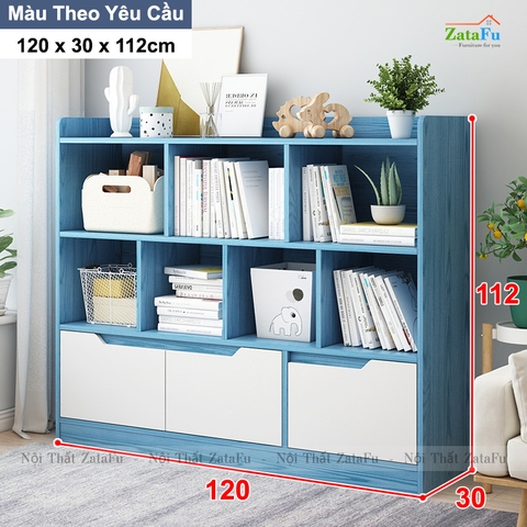 Tủ Kệ Sách Gỗ MDF Trang Trí Phòng KTT-63