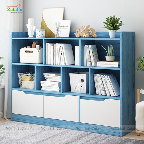 Tủ Kệ Sách Gỗ MDF Trang Trí Phòng KTT-63