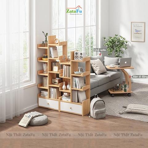 Kệ xương rồng kệ sách hình cây độc đáo KTT-47