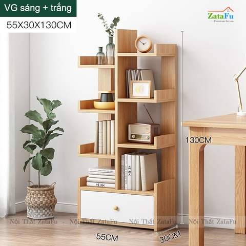Kệ xương rồng kệ sách hình cây độc đáo KTT-47