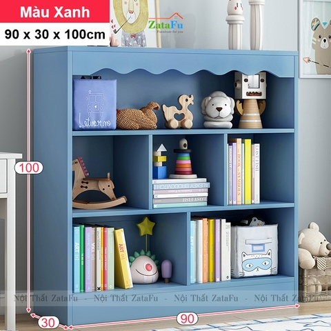 Kệ Sách Gỗ Để Sàn Xin Xắn Trang Trí Phòng Học, Phòng Ngủ Cho BÉ KTT-81