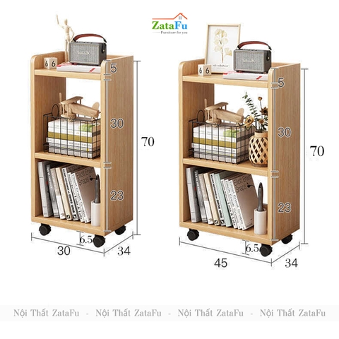 Kệ Tài Liệu Văn Phòng Kệ Để Máy In Bánh Xe Có Khoa Di Động KTT-69 ZataFu