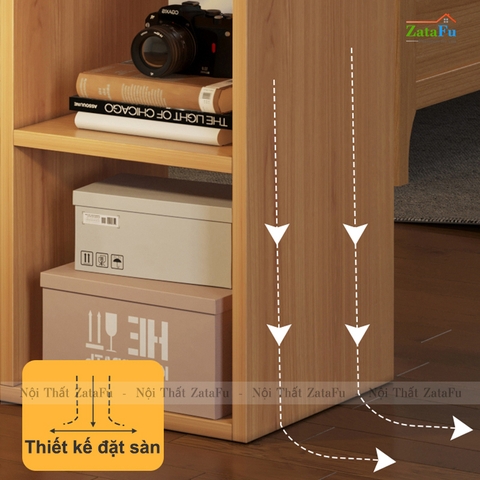 Kệ Trang Trí Ô Vuông Nhiều Tầng Nhiều Ngăn Cho Phòng Khách Phòng Ngủ Dùng Ván MDF Dày 17mm KTT-84