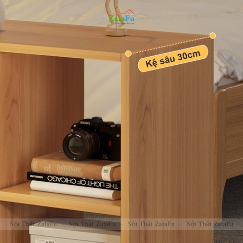 Kệ Trang Trí Ô Vuông Nhiều Tầng Nhiều Ngăn Cho Phòng Khách Phòng Ngủ Dùng Ván MDF Dày 17mm KTT-84