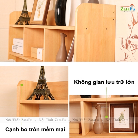 Kệ sách, kệ trang trí, kệ móc đồ treo tường đa năng KTT-82