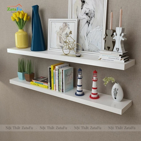 Kệ decor treo tường nhiều kích thước rộng 12cm KTT-91