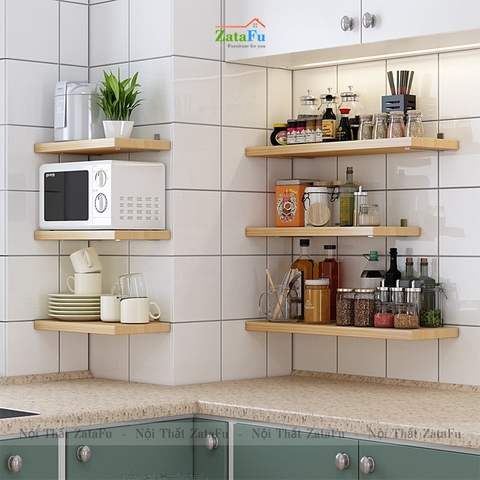 Kệ decor treo tường nhiều kích thước rộng 12cm KTT-91