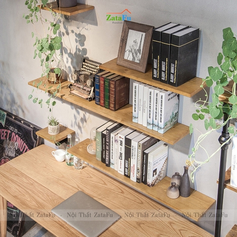 Kệ decor treo tường nhiều kích thước rộng 12cm KTT-91