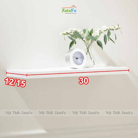 Kệ decor treo tường nhiều kích thước rộng 12cm KTT-91