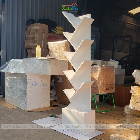 Kệ Sách Hình Cây Xương Cá KTT-42