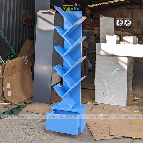 Kệ Sách Hình Cây Xương Cá KTT-42