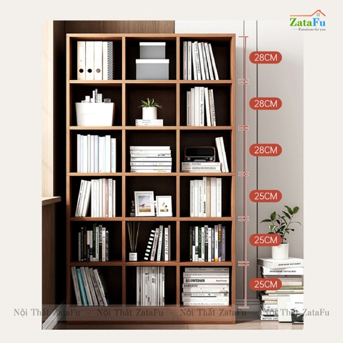 Tủ Kệ Sách Phối Hợp Kích Thước Lớn KTT-49