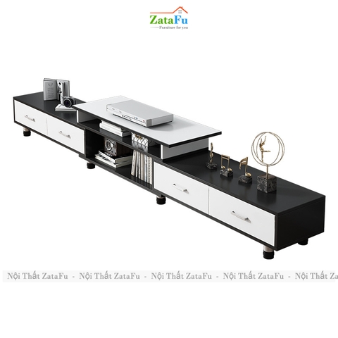 Kệ Tivi Trang Trí Phòng Khách Thiết Kế Hiện Đại Chân Tùy Chỉnh Kích Thước Chiều Cao KTV-45 ZataFu