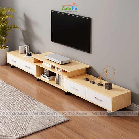 Kệ Tivi Trang Trí Phòng Khách Thiết Kế Hiện Đại Chân Tùy Chỉnh Kích Thước Chiều Cao KTV-45 ZataFu