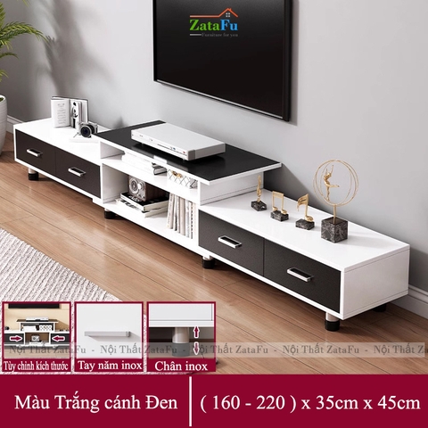 Kệ Tivi Trang Trí Phòng Khách Thiết Kế Hiện Đại Chân Tùy Chỉnh Kích Thước Chiều Cao KTV-45 ZataFu