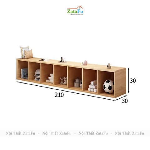 Kệ trang trí tivi phòng khách ô vuông độc đáo KTV-26