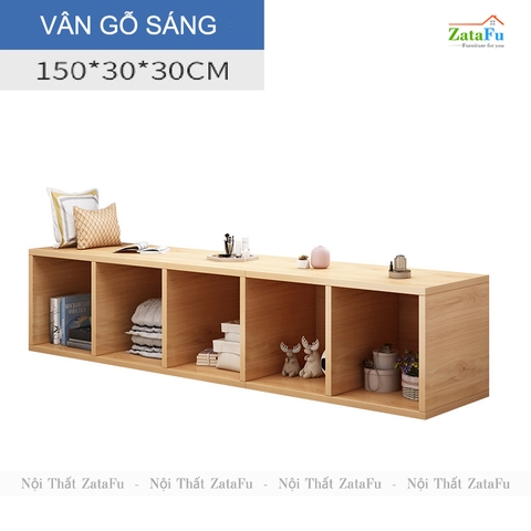 Kệ trang trí tivi phòng khách ô vuông độc đáo KTV-26