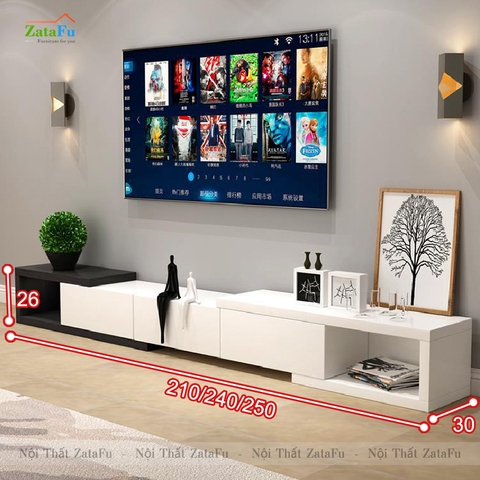 Kệ tivi thông minh mở rộng hiện đại phòng khách KTV-40