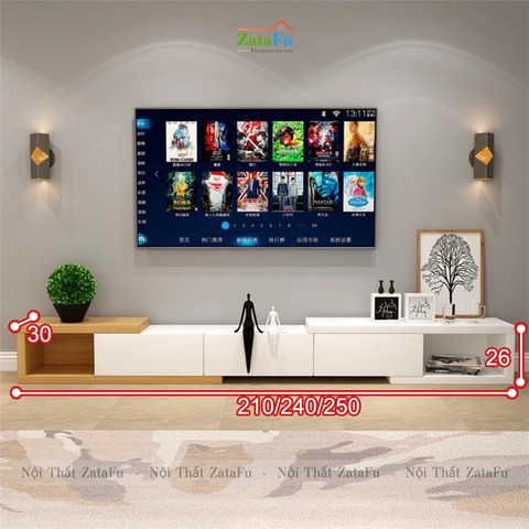 Kệ tivi thông minh mở rộng hiện đại phòng khách KTV-40