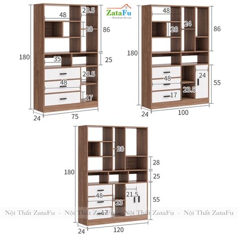 Tủ Đựng Hồ Sơ Trang Trí Cao Cấp KTT-25