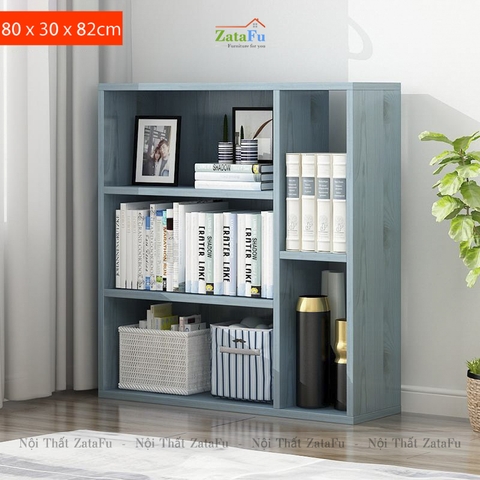 Kệ Sách Gỗ Giá Sách Trang Trí KTT-78 ZataFu