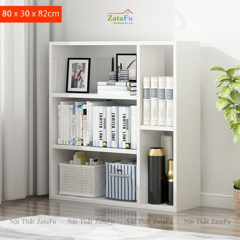 Kệ Sách Gỗ Giá Sách Trang Trí KTT-78 ZataFu