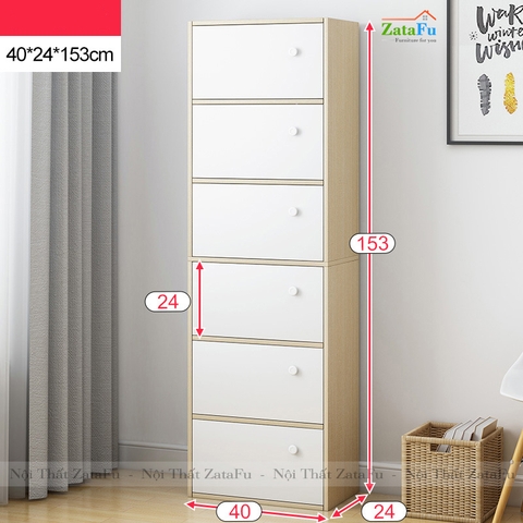 Tủ Locker Gỗ Đựng Hồ Sơ Nhiều Tầng Đa Năng KTT-20