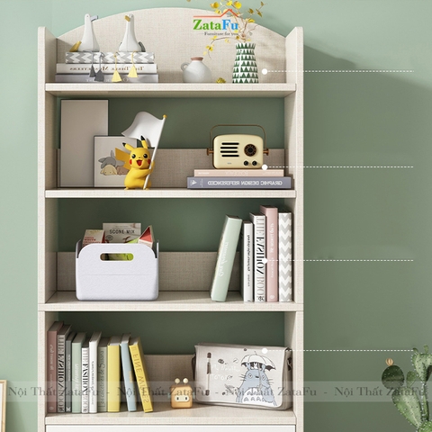 Tủ sách trang trí gỗ MDF KTT-21