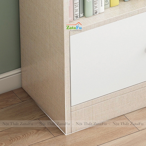 Tủ sách trang trí gỗ MDF KTT-21