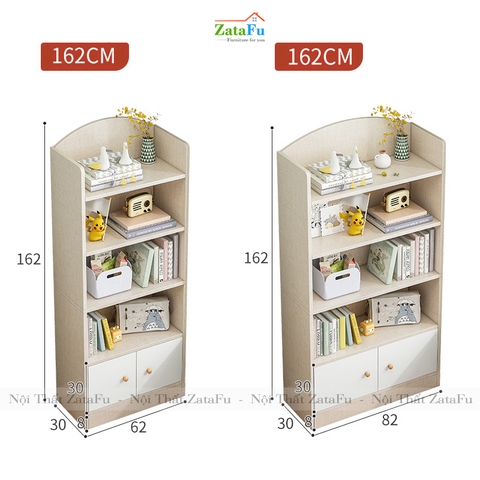 Tủ sách trang trí gỗ MDF KTT-21