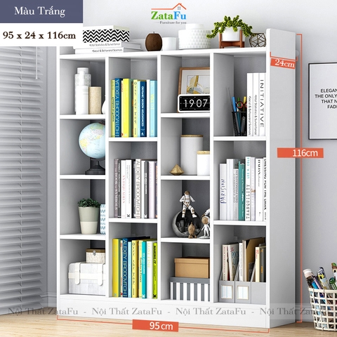 Kệ sách gỗ trang trí KTT-17