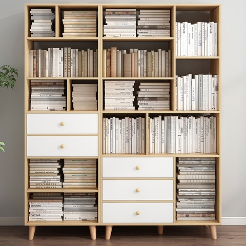 Tủ kệ Đựng Sách Trang Trí Size Lớn KTT-23