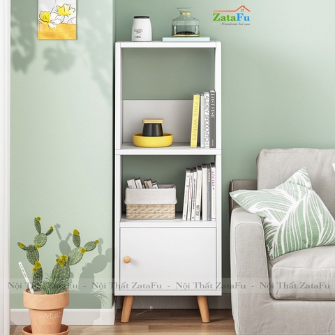 Tủ trang trí phong cách Bắc Âu chân gỗ KTT-15