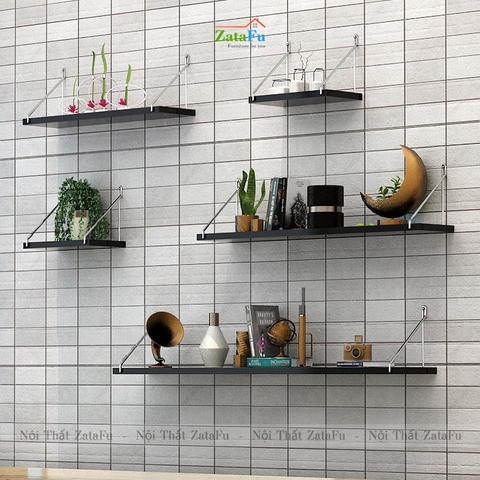 Kệ Gắn Tường Decor Trang Trí Rộng 20cm Không Cần Khoan KTT-130
