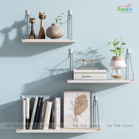 Kệ trang trí kệ treo tường sử dụng móc treo tiện lợi KTT-94