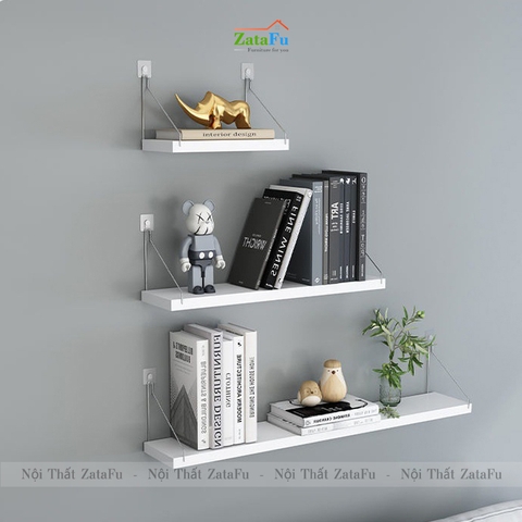 Kệ Gắn Tường Decor Trang Trí Rộng 20cm Không Cần Khoan KTT-130