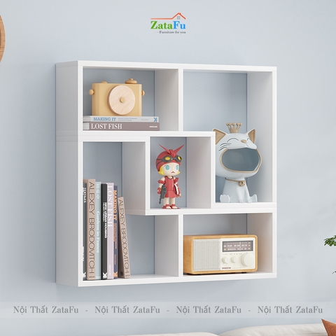 Kệ decor chữ L  phối hợp nhiều cách sử dụng đặc biệt KTT-122