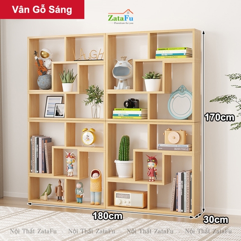 Kệ decor chữ L  phối hợp nhiều cách sử dụng đặc biệt KTT-122