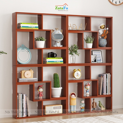 Kệ decor chữ L  phối hợp nhiều cách sử dụng đặc biệt KTT-122